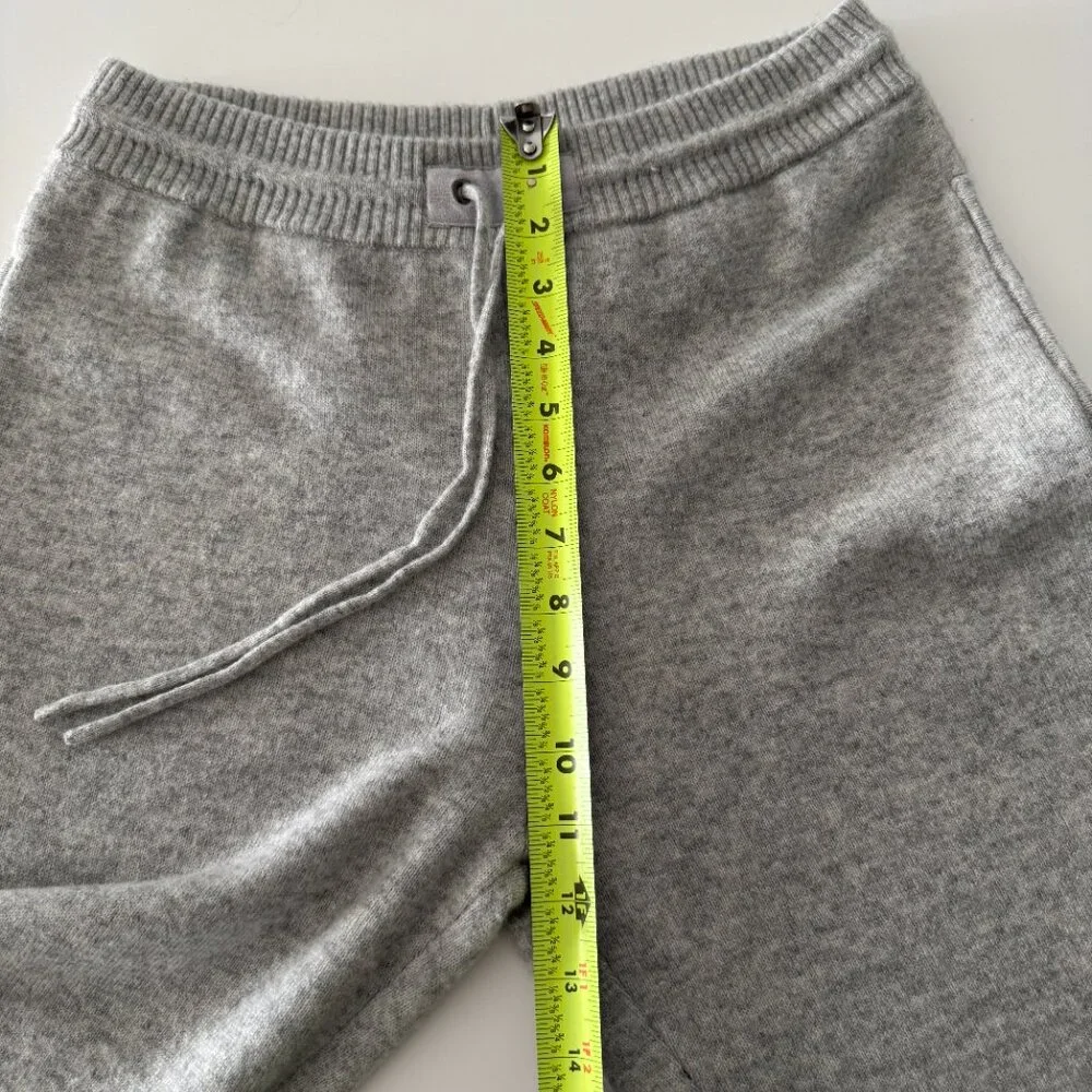 Qi Cashmere Women's Pants-Joggers Sequim sides in Gray, Size S - Picture 11 of 16
